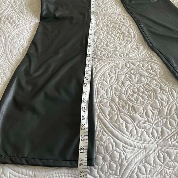 NWT Banana Republic  low rise bootcut Leather Pants Size 32/14 - Picture 9 of 15